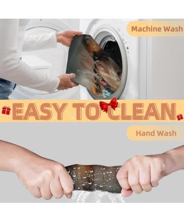 Happy Surfing Dog Beard Bib Apron | Beard Hair Catcher for Men | Ideal Father's Day & Christmas Gifts for Dad | 2 Suction Cups Included - Buy Online on GoSupps.com