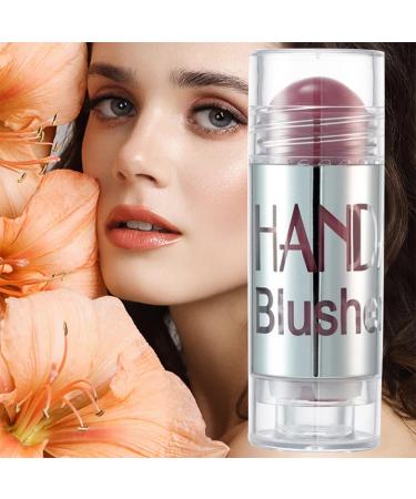 Blush Stick - Long-lasting Waterproof Face Highlighting Cream for Cheeks Eyes & Lips | Natural Smooth Blossom 04# - Buy Online on GoSupps.com