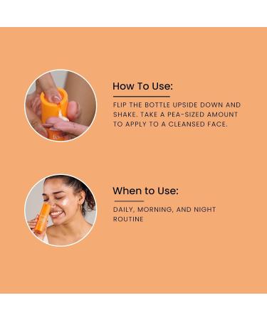 Fox-tale 15% Vitamin C Face Serum for Glowing Skin | Pure L-Ascorbic Acid and Vitamin E | Brightening Serum for Dark Spots Dull Skin Uneven Skin Tone | All Skin Types | 30 ml - Buy Online on GoSupps.com