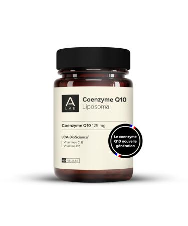 A-LAB Liposomal Q10 Coenzyme - Reinforced Assimilation Technology - Antioxidant, Anti-Age, Cardiovalscular Health Dietary Supplement - 30 to 60 days - Made in France