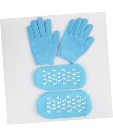 FRCOLOR Silicone Gel Ladies Socks Women Socks spa Gloves Heal Gloves Womens Socks spa Gel Gloves Gel Socks Moisture Socks Skin Care Essential Oil Leather Gloves Cover Miss - Buy Online on GoSupps.com
