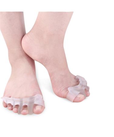Premium 4x Silicone Toe Separator Pads | Hammer Toe & Hallux Valgus Relief | Comfortable Claw Toe Support - International Shipping Available - Buy Online on GoSupps.com