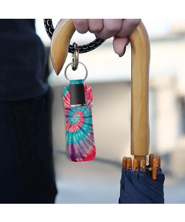 SCRAWLGOD Lip balm keychain for women and girls tie-dye - Buy Online on GoSupps.com