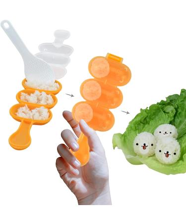 4-Piece Blue Rice Ball Mold Set for DIY Sushi Making Kit - Onigiri Mold, Safety Spoons, Shaker - 6.9*2.9*1.7 - Buy Online on GoSupps.com