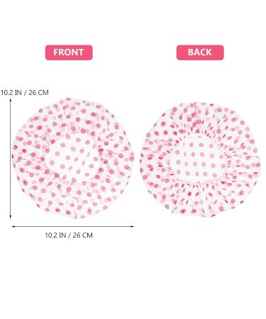 Healifty 6 Pcs Washable Shower Caps - Reusable & Elastic Hair Bath Caps for Women - Buy Online on GoSupps.com