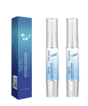 2PCS Teeth Whitening Essence  Teeth Whitening Essence Pen  Teeth Stain Remover to Whiten Teeth  Teeth Whitening Gel  Fast and Effective Removal Tooth Stain Removal