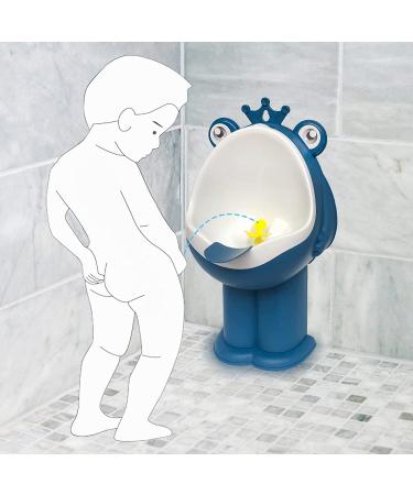 Frog Pee Training Toddler Urinal for Boys | Wall-Mounted Standing Potty Trainer with Aiming Target - Buy Online on GoSupps.com