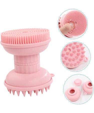 Angoily 1pc Three-in-one Bath Scalp Silica Gel Pink Washbasin - Buy Online on GoSupps.com