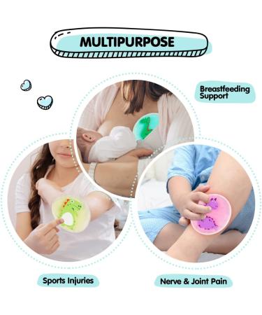 Hilph Kid Ice Pack - Reusable Toddler Gel Cold Pack for Boo Boos, Injuries, Fever, Swelling, Bruises & Wisdom Teeth - 3 Pack - Buy Online on GoSupps.com