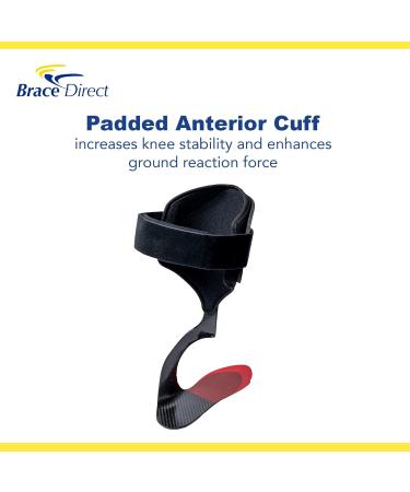 Buy Brace Direct Elite AFO Rehabilitator - Lightweight Carbon Fiber Ankle Foot Orthosis for Drop Foot & Ankle Instability - PDAC L1932 Guardian Left - Buy Online on GoSupps.com