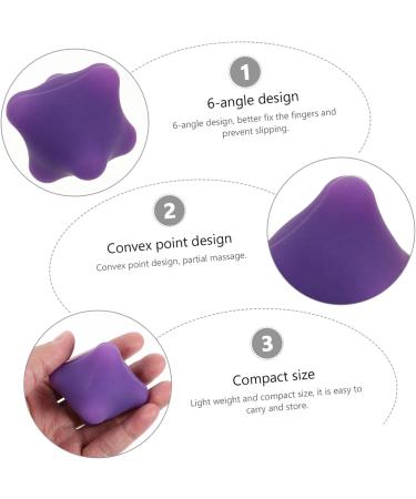 Gatuida 2 STK Hex Grip Ball - Hand Massage Exercise Balls for Myofascial Release | Yoga Massage Tools & Gym Therapy Balls - Buy Online on GoSupps.com
