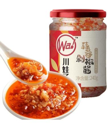 Homemade Chili Garlic Sauce Hotpot Soup Japchae&Korean Dish seasoning garlic seasoning Chinese Specialties Pickled Vegetables Mixed Noodles Spicy Sauce chili powder (Chili Garlic Sauce 3 can) Chili Garlic Sauce 3 can - Buy Online on GoSupps.com