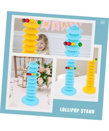 Zerodeko 2pcs Lollipop Stand Cake Display Cakesicle Stand Acrylic Cake Stand Party Lollipop Holder Cake Holders Stands Cake Pop Display Lollipop Tree Base Adjustable Pp Material - Buy Online on GoSupps.com
