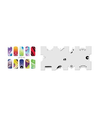 Fingernail stencil (airbrush nail art) Fengda JFH03-049