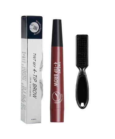 Bartstift Filler | Waterproof Hair Base Pencil - Long-Lasting Beard & Mustache Makeup in Aznever Red-Brown | Natural Finish for Men - Buy Online on GoSupps.com