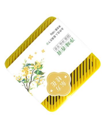 Solid Balm Diffuser Car Aromatherapy Strong Deodorization Refreshing Safe for Long Lasting Use for Vehicle (Osmanthus) 1 Count (Pack of 1)