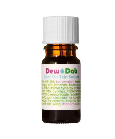 LIVING LIBATIONS - Organic/Wildcrafted DewDab Acne Spot Treatment (.16 fl oz | 5 ml) 0.16 Fl Oz (Pack of 1)