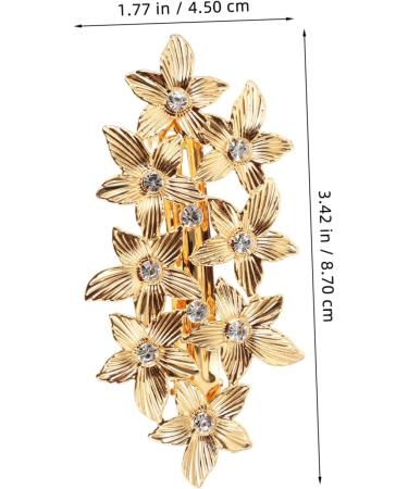 Holibanna Leaf Hairpin Hairclip Hair Roller Clips Hair Accessories Hair Claw Clips Barrette Hair Clips Bride Hair Clip Hair Toppers Spring Hair Clip Hair Styling Accessories Zinc Alloy - Buy Online on GoSupps.com