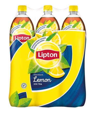 Buy Lipton Ice Tea Lemon - Iced Tea with Lemon Flavor (Pack of 6 x 1.5L) - Refreshing International Shipping - Buy Online on GoSupps.com