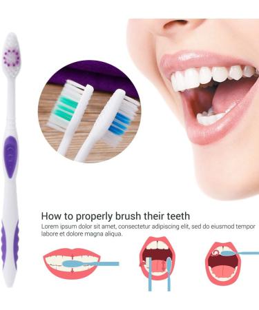 Soft Bamboo Charcoal Toothbrush - 10pcs for Optimal Health | Eco-Friendly & Gentle Oral Care - Buy Online on GoSupps.com