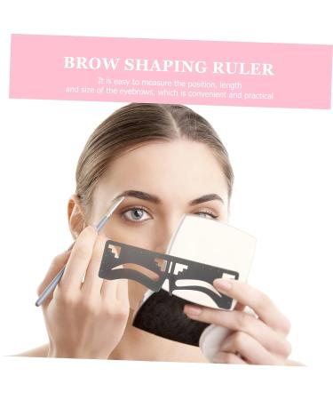 Beavorty 6 Pcs Eyebrow Ruler and Stencil Set - Brow Shaping Template, Eyebrow Stamp, Mapping String, and Makeup Supplies - Buy Online on GoSupps.com