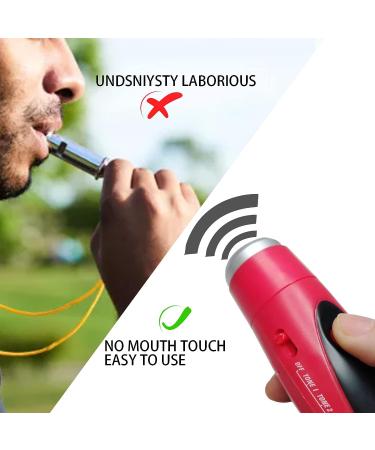 EFOBO Electronic Whistle with Lanyard | Three Tone for Coaches, Referees, Marine, Police | Handheld Loud Electric Whistle for Volleyball, Soccer | Outdoor, Camping, Self Defense - Red - Buy Online on GoSupps.com