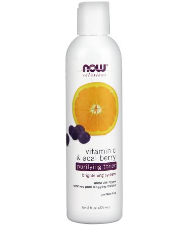 Now Foods Vitamin C & Acai Berry Purifying Toner 8 oz