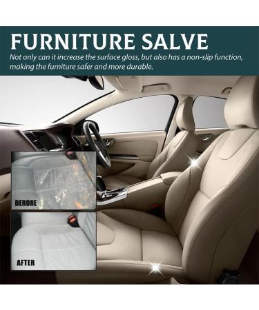 Leather Care Cream Leather Scratch Repair Remove Cleaning Moisturizing Leather Cracking Maintenance H8x6 d Stains Ointment and Brush - Buy Online on GoSupps.com