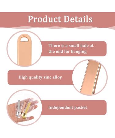 3 Pcs Metal Makeup Spoon Set - Reusable Mask Applicator and Cosmetic Spatula in Rose Gold, Gold, and Silver for Face Masks, Eye Creams, and Moisturizers - Buy Online on GoSupps.com