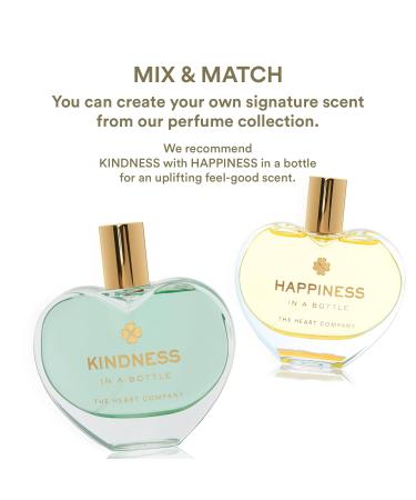 | Kindness in a bottle | Fresh Perfume for women | Vegan Women's Eau de Parfum | Unisex Fragrance 75ml - 2.5 fl oz. KINDNESS in a bottle - Clean fresh 2.5 Fl Oz (Pack of 1) - Buy Online on GoSupps.com