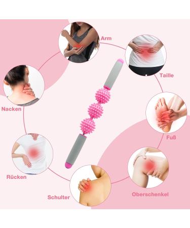 4 in 1 Fascia Roll & Muscle Therapy Massage Tab - Hedgehog Ball Roller Anti-Cellulite Device Trigger Point Relief Relaxation & Self-Massage | International Shipping Available - Buy Online on GoSupps.com