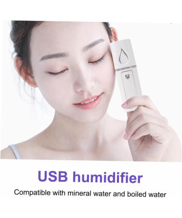 HAPINARY 1pc Mini Face Spray Instruments Rechargeable Facial Sprayer Mini Face Humidifier Hunidifier White - Buy Online on GoSupps.com