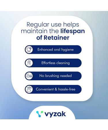 Retainer Cleaner Tablets (30 Pack) - Fast Acting Mint Flavor Odor & Plaque Removing Dental Cleaner for Retainers Mouth Guards & TMJ Devices - Buy Online on GoSupps.com
