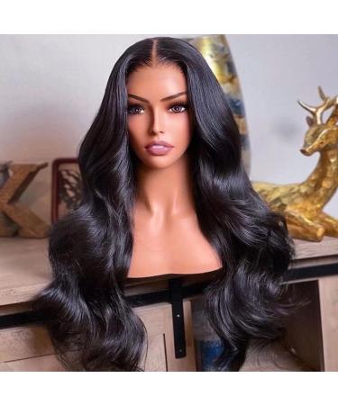 Bele 13x6 Body Wave HD Lace Front Wig 20inch - Brazilian Virgin Human Hair, 180% Density, Pre Plucked for Black Women - Buy Online on GoSupps.com