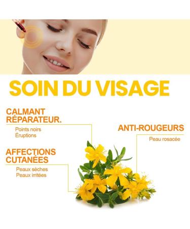  bleu & marine Bretania St John's Wort Oil Highly Concentrated Uncut 30ml 100% Pure Macerate with Olive Oil Vegan and Non-GMO - Buy Online on GoSupps.com