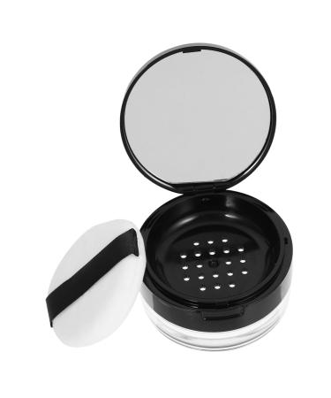 Outanaya Powder Case with Mirror Toiletry Case Puff Case Make up Powder Containers Blusher Loose Powder