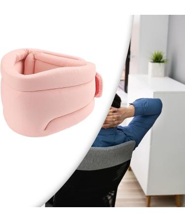 Folpus Neck Support Bandage - Soft Sponge Neck Brace for Men Women & Family | Stable Neck Support | Perfect for Car Use | Pink - Buy Online on GoSupps.com