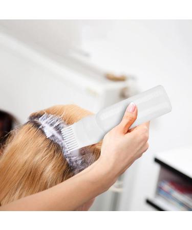 Root Comb Applicator Bottle Hair Dye Applicator Brush Applicator Bottle For Hair Root Comb Color Applicator Bottle With Graduated Scale White - Buy Online on GoSupps.com