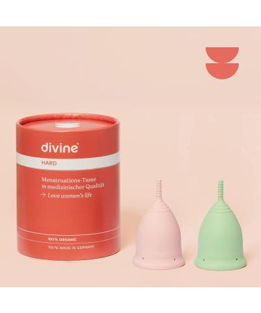 Buy Divine Menstrual Cups HARD - Pink Size L | eco-friendly comfortable & reusable - International Shipping Available - Buy Online on GoSupps.com