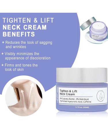 2024 New Pure Tighten & Lift Neck Cream Tighten and Lift Neck Cream Go Neck Firming Creams for Tightening and Firming (3.4 Ounces) 3.4 Ounces - Buy Online on GoSupps.com