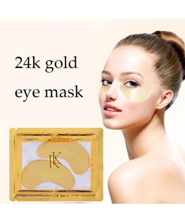 Rk by Khanzi 24K Gold Under Eye Pads - 25 Pairs for Dark Circles & Wrinkles + Free Eyelashes | International Shipping - Buy Online on GoSupps.com