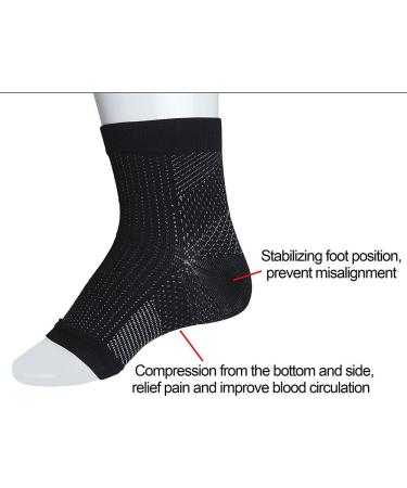 Pedimend Plantar Fasciitis Compression Sleeves | 4 Pairs for Heel Arch & Ankle Support | Relieve Swelling & Heel Spurs | Unisex Foot Care - Buy Online on GoSupps.com