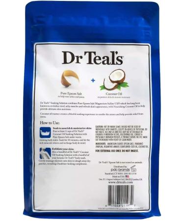Dr. Teal's Epsom Salt Bath Variety Gift Set - Lavender & Coconut Oil, 3lbs Each - Buy Online on GoSupps.com