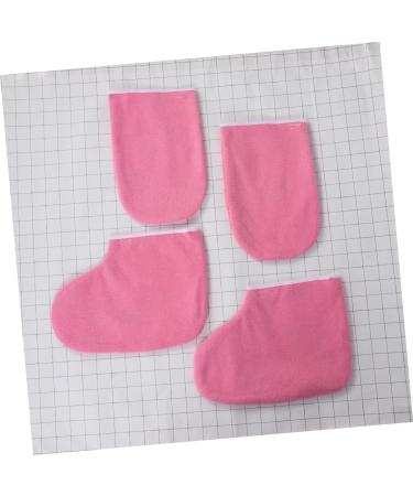 MAGICLULU 6 Pairs Gloves for Nail Paraffin Bath Liners Wax Bath Gloves Hand Moisturizer Gloves Paraffin Wax Refill Feet Cover Bags Spa Gloves Wax Booties Mittens Work Pink Boots - Buy Online on GoSupps.com