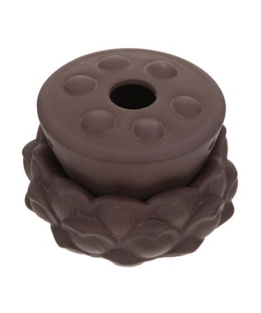 Lurrose Supplies Box Navel Warming Moxibustion Portable Moxa Stick Burner Moxa Cone Burner Moxa Moxa Stick Holder Moxa Roller Stick Body Massage Roller Conical Purple Clay Heater