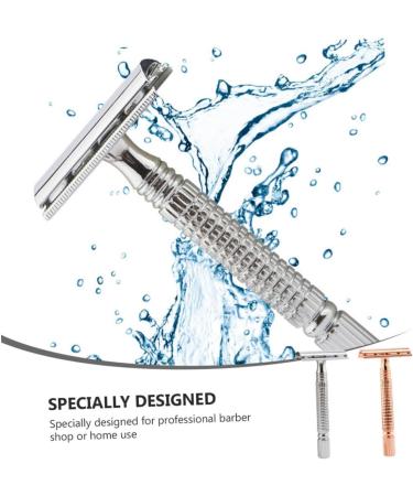 Premium Soesfoufu 2-in-1 Portable Cutthroat Razor - Perfect Gift for Men | Classic Manual Shaving Tool - Buy Online on GoSupps.com