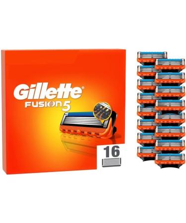 Gillette Gillette Fusion5 Men's Razor Blades 16-Pack Refills Precision Trimmer 5 Anti-Friction Blades