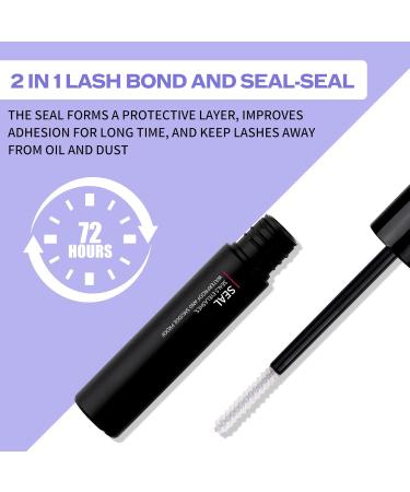 Cluster Lash Bond & Seal - Strong Hold Individual Eyelash Glue for Home Use | 5ml Lash Adhesive for Extensions - Buy Online on GoSupps.com