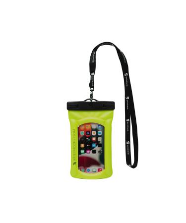 geckobrands Float Phone Dry Bag - Waterproof & Floating Phone Pouch  Fits Most iPhone and Samsung Galaxy Models, Available in 5 Colors Neon Green
