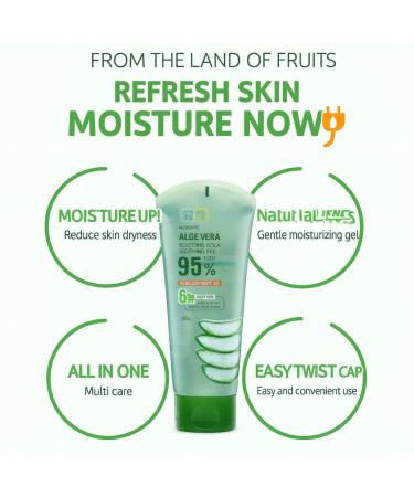 DAHLORE Aloe Vera Moisture Aqua Soothing Gel 150g Hydrating Lightweight Aloe Gel for Face & Body | Cooling Moisture Care for Sensitive Skin | Fast-Absorbing Daily Soothing Gel | made in Korea - Buy Online on GoSupps.com